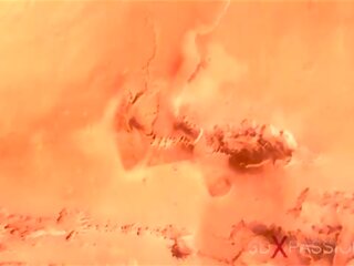 Vesoljec seks posnetek pri na mars baza camp&excl; a groovy desiring ženska dobi na analno fukanje
