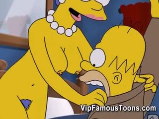 Simpsons orgia hentai paródia