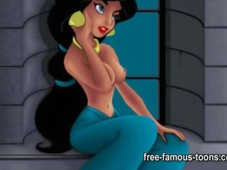 Aladdin och jasmine smutsiga klämma parodi